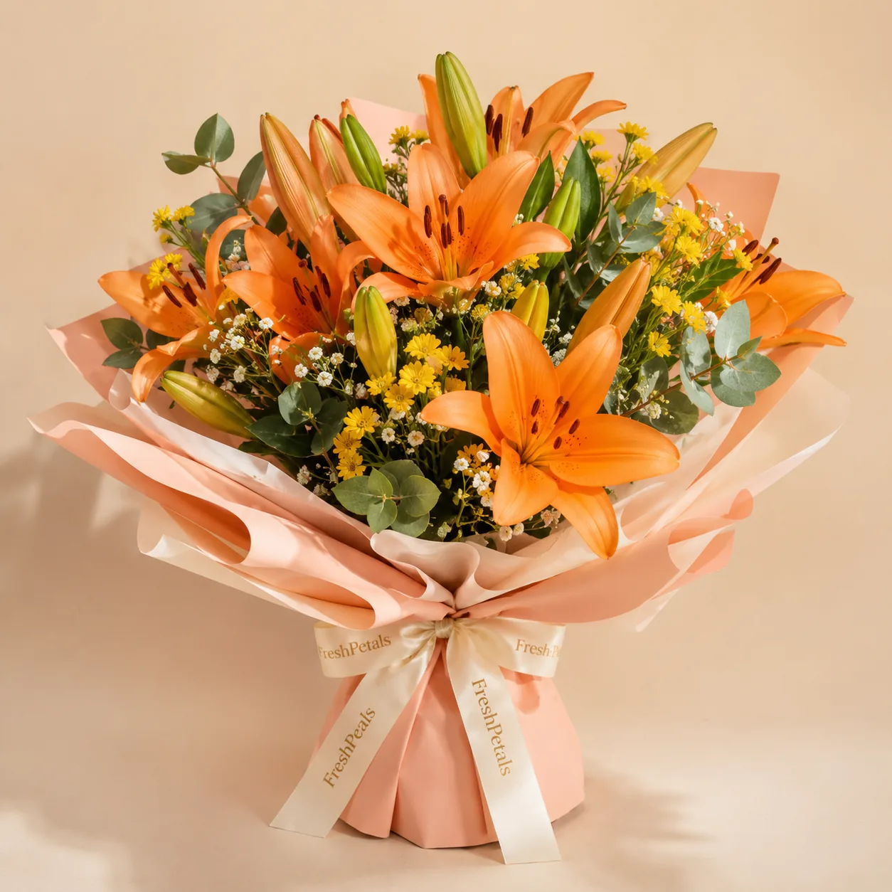 Coral Lily Bloom